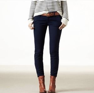Skinny trouser in plum